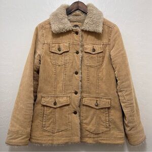 Giacca Corduroy Chore Jacket Y2K Fur 90s